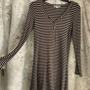 american eagle Long sleeve flannel sweaterdress